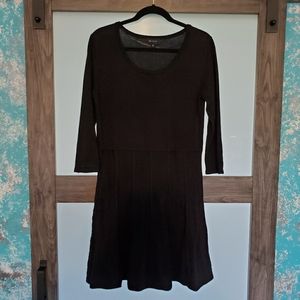 Fit and flare sweater dress